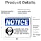 Signmission 3.5 in Height, 5 in Width, Vinyl Decal, Rectangle OS-2PACK-NS-D-35-L-13960 - alternate 2